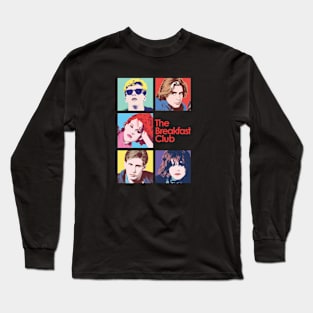 The Breakfast Club Movie 80s Retro Long Sleeve T-Shirt